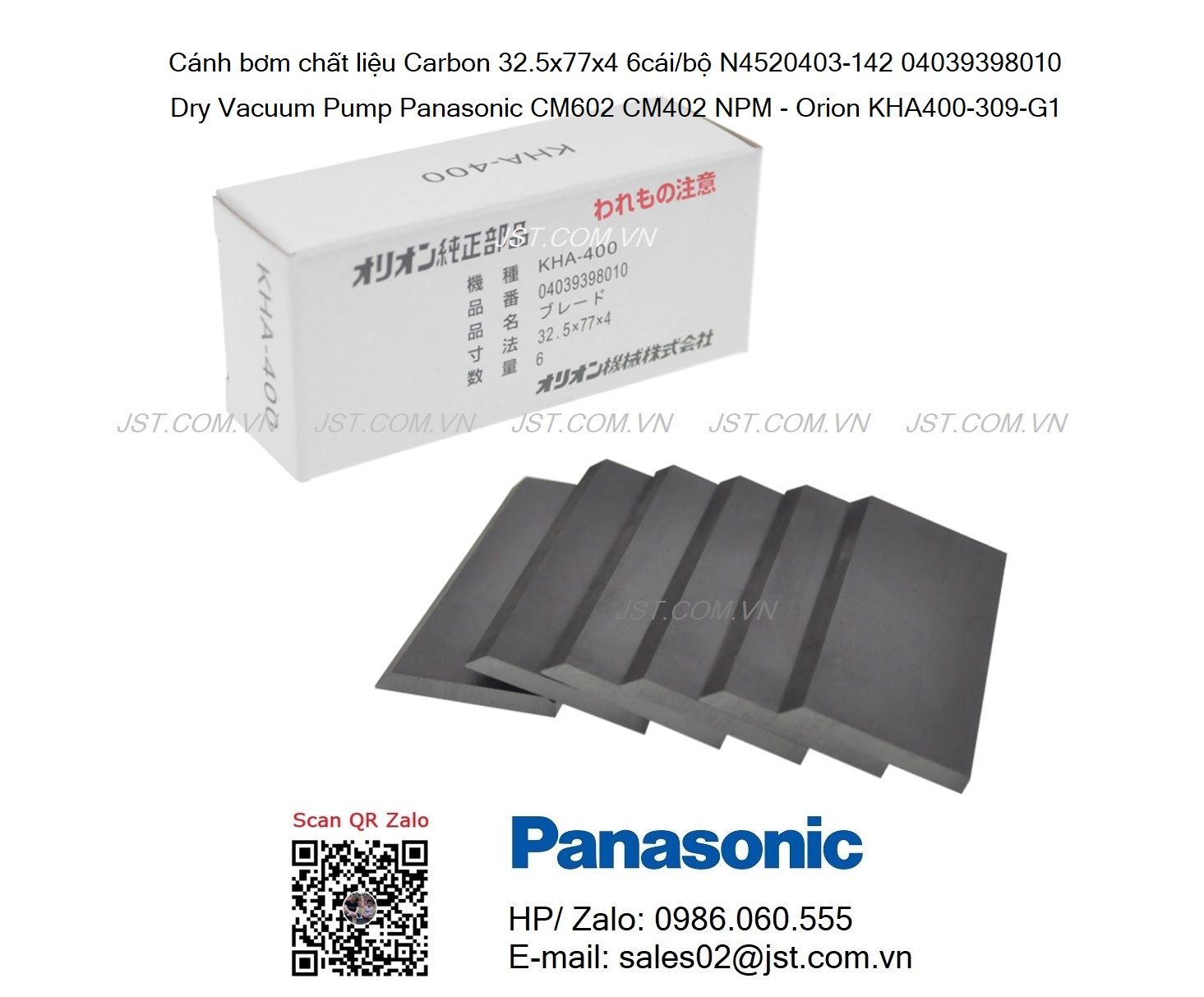 Spare part Bơm chân không CM402, 602, NPM, Orion, Ulvac